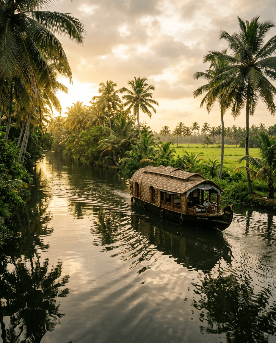 Kerala — Backwaters, beaches & spice hills